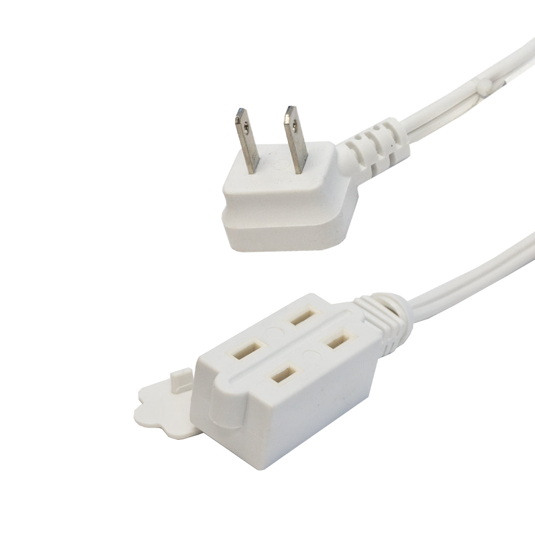 1-15P 45 Degree to 1-15R Triple Tap Power Cable - 16AWG - SPT-2 - 13A/125V – Generic – AC Power Cords (photo 4)