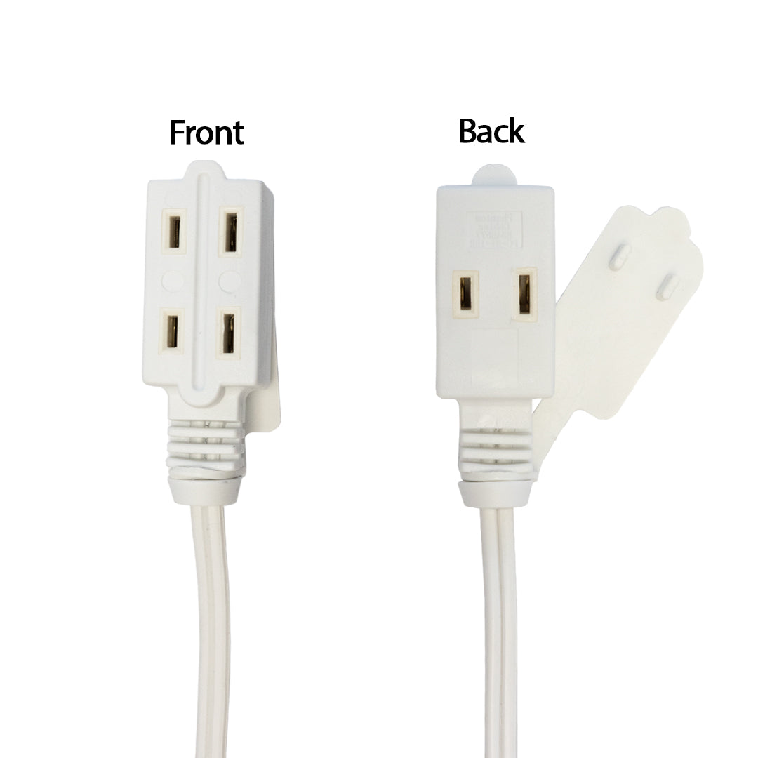 1-15P 45 Degree to 1-15R Triple Tap Power Cable - 16AWG - SPT-2 - 13A/125V – Generic – AC Power Cords (photo 5)