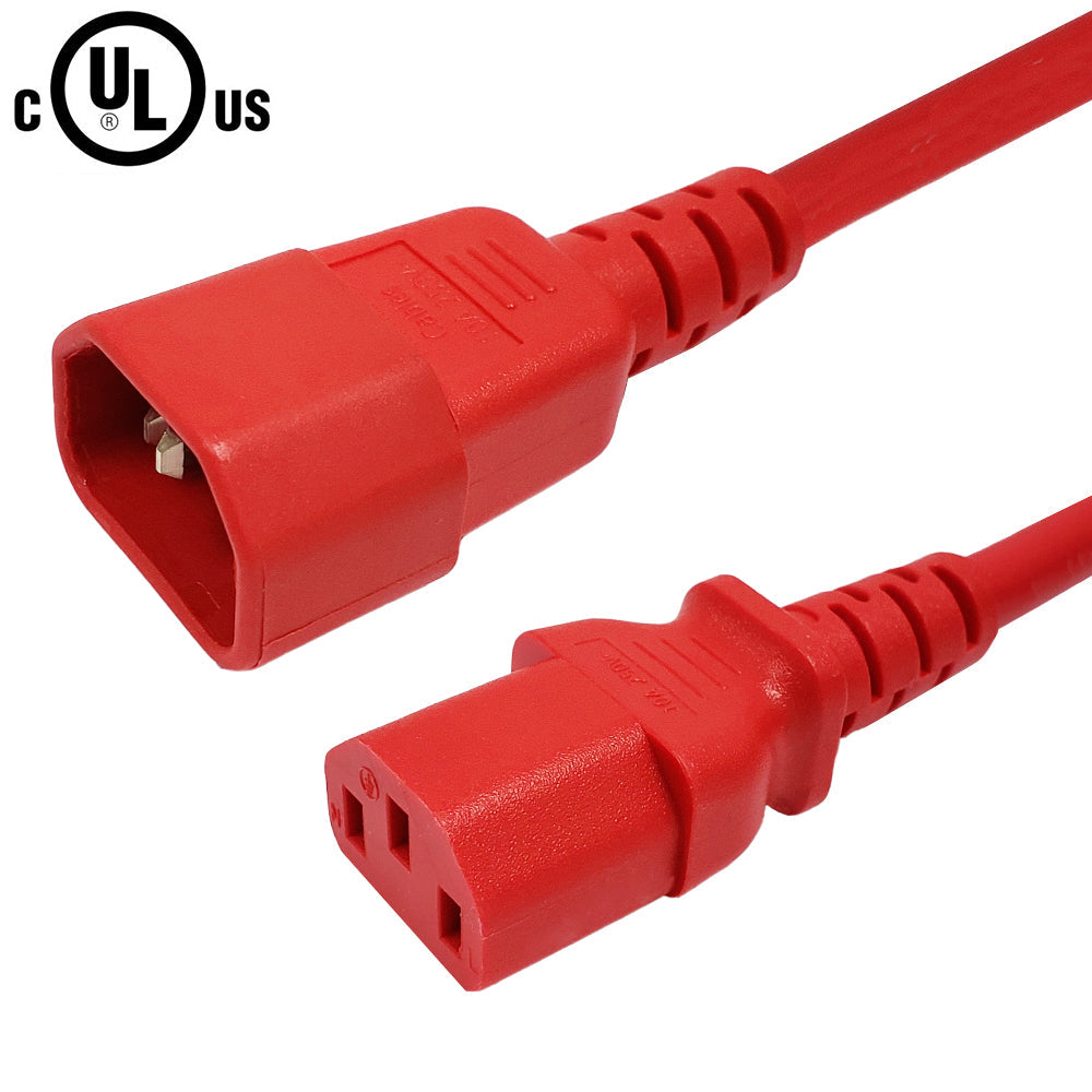 IEC C13 to IEC C14 Power Cable - SJT Jacket - 18AWG (10A 250V) – Generic – AC Power Cords (photo 4)
