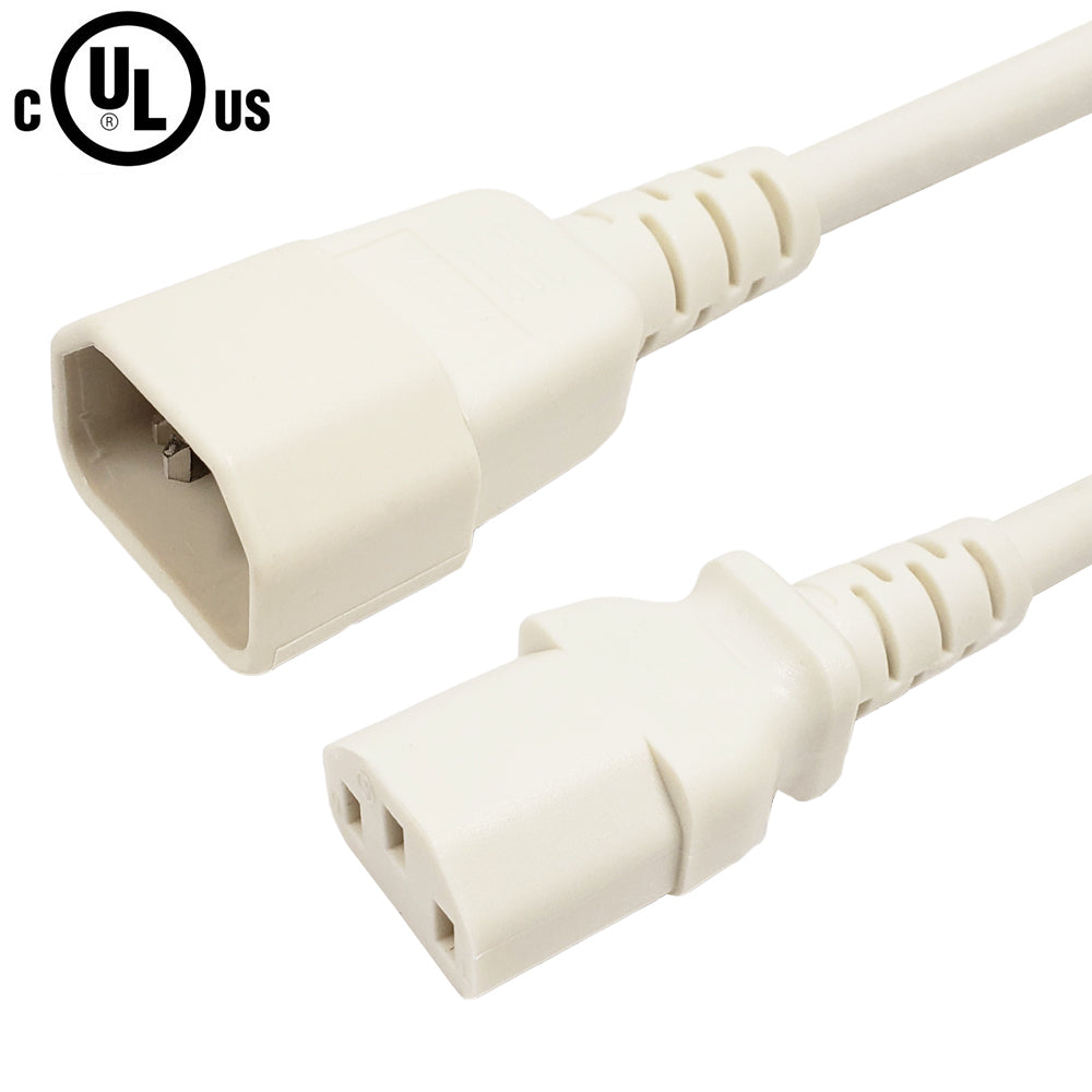 IEC C13 to IEC C14 Power Cable - SJT Jacket - 18AWG (10A 250V) – Generic – AC Power Cords (photo 5)