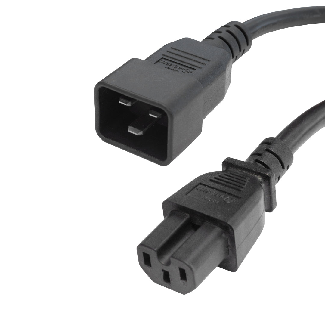 IEC C20 to IEC C15 Power Cable - SJT Jacket – Generic – AC Power Cords (photo 3)