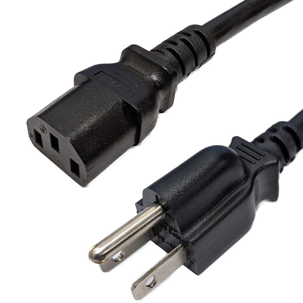 NEMA 5-15P to IEC C13 Power Cable with ON/OFF Switch - 16AWG - SJT Jacket – Generic – AC Power Cords (photo 4)