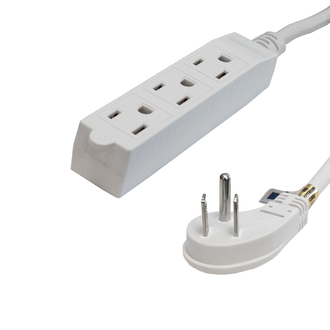 5-15P 45 Degree to 5-15R Triple Tap Power Cable - 16AWG - SJT - 13A/125V – Generic – AC Power Cords (photo 2)