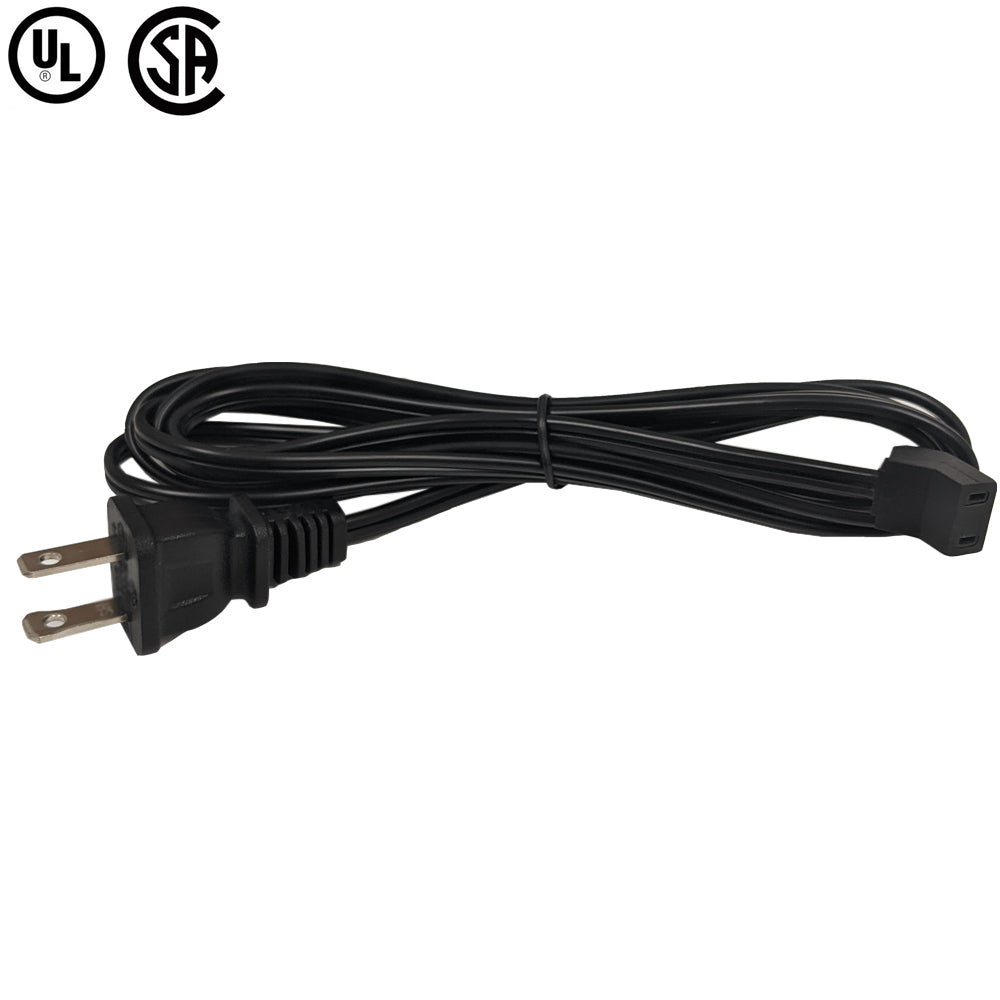 6ft NEMA 1-15P to AC Fan Power Cable 18AWG - SPT-1 – Generic – AC Power Cords (photo 2)