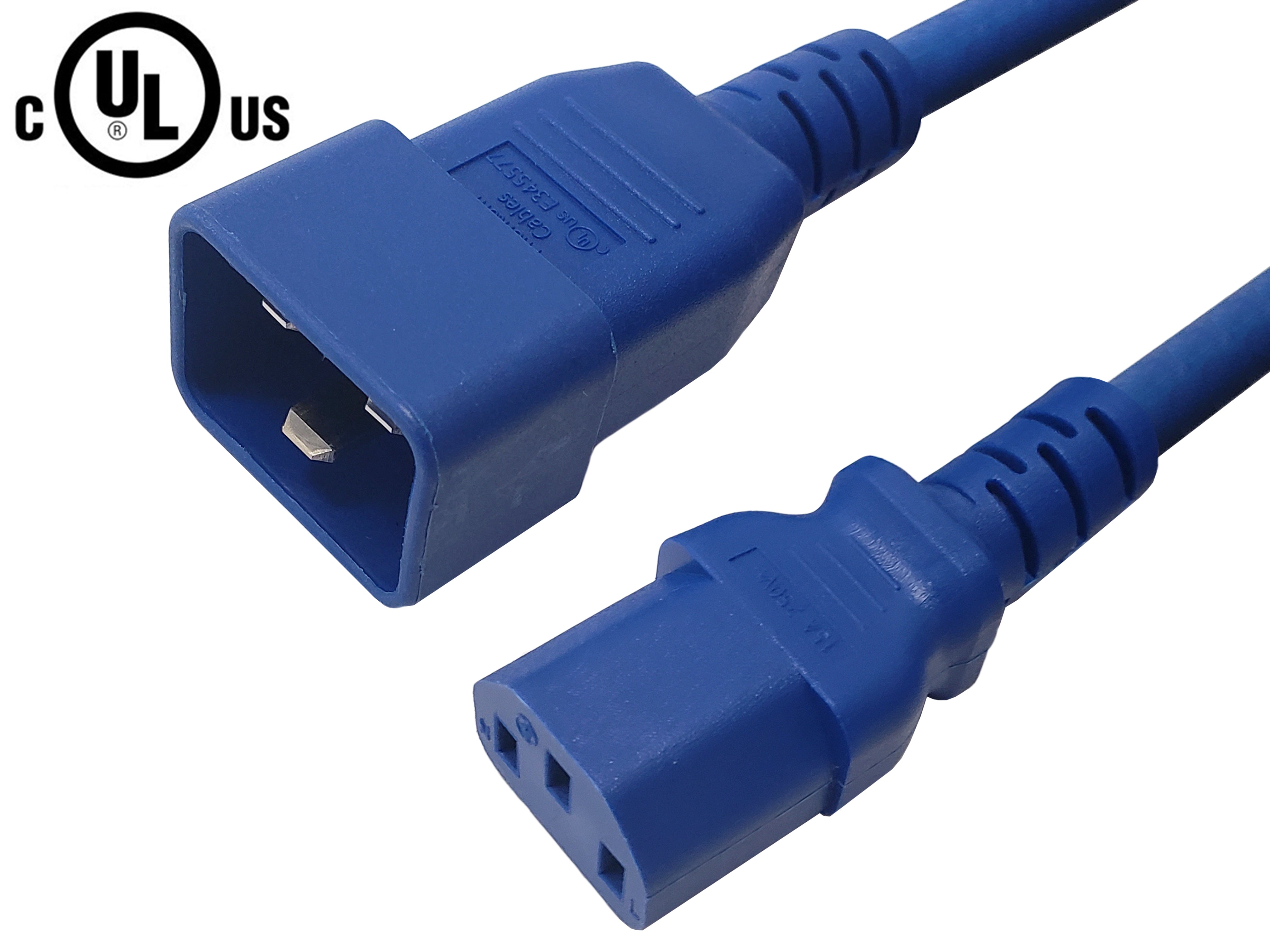 IEC C13 to IEC C20 Power Cable - SJT Jacket (250V 15A) – Generic – AC Power Cords (photo 3)