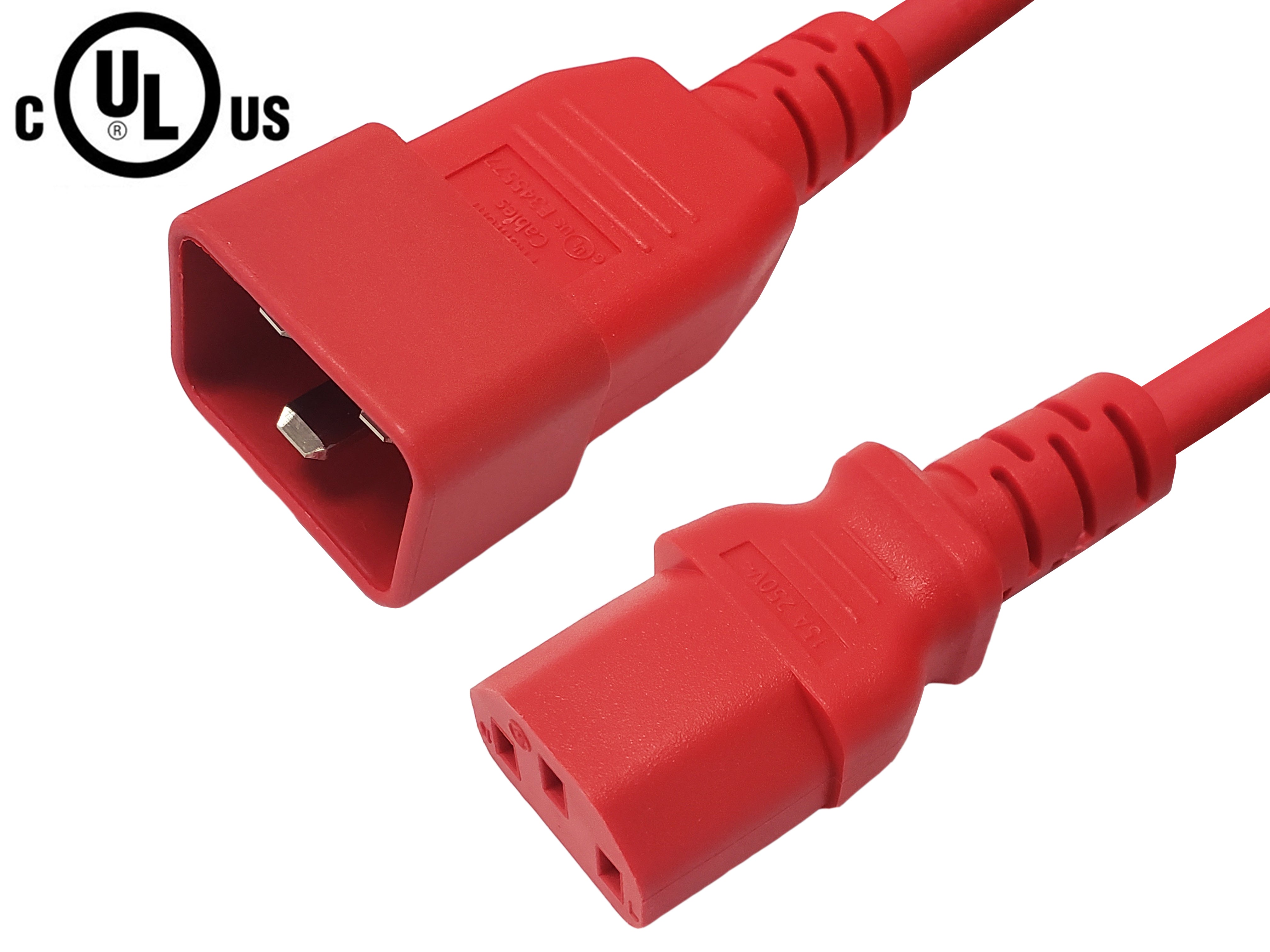 IEC C13 to IEC C20 Power Cable - SJT Jacket (250V 15A) – Generic – AC Power Cords (photo 5)