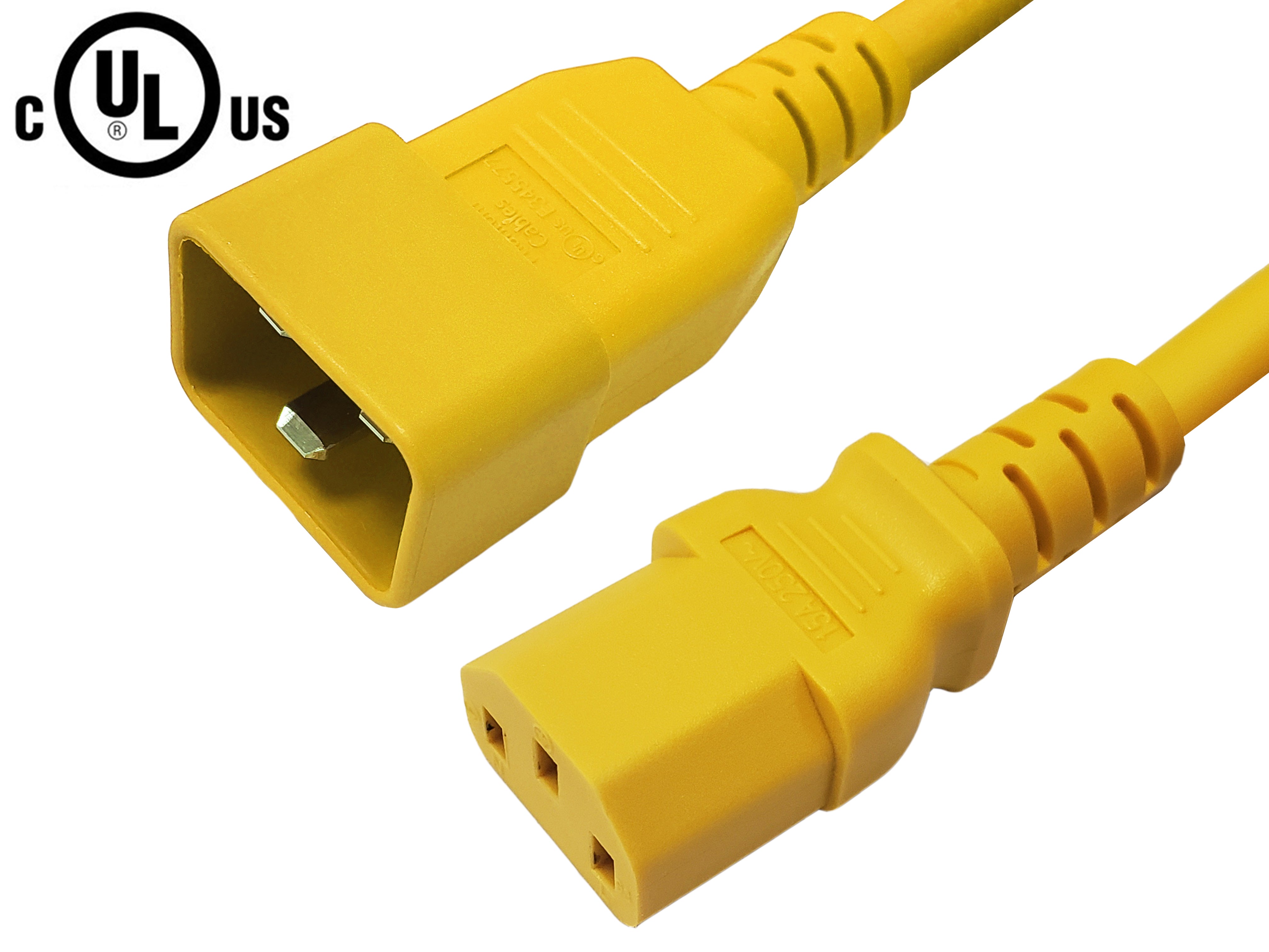 IEC C13 to IEC C20 Power Cable - SJT Jacket (250V 15A) – Generic – AC Power Cords (photo 7)