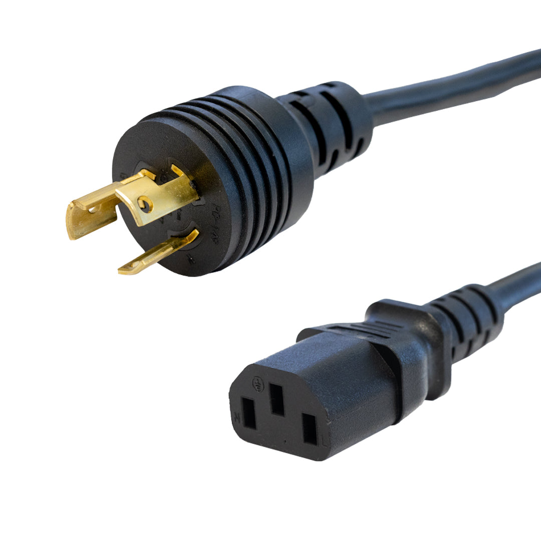 NEMA L5-15P to IEC C13 Power Cable - 14AWG - SJT Jacket – Generic – AC Power Cords