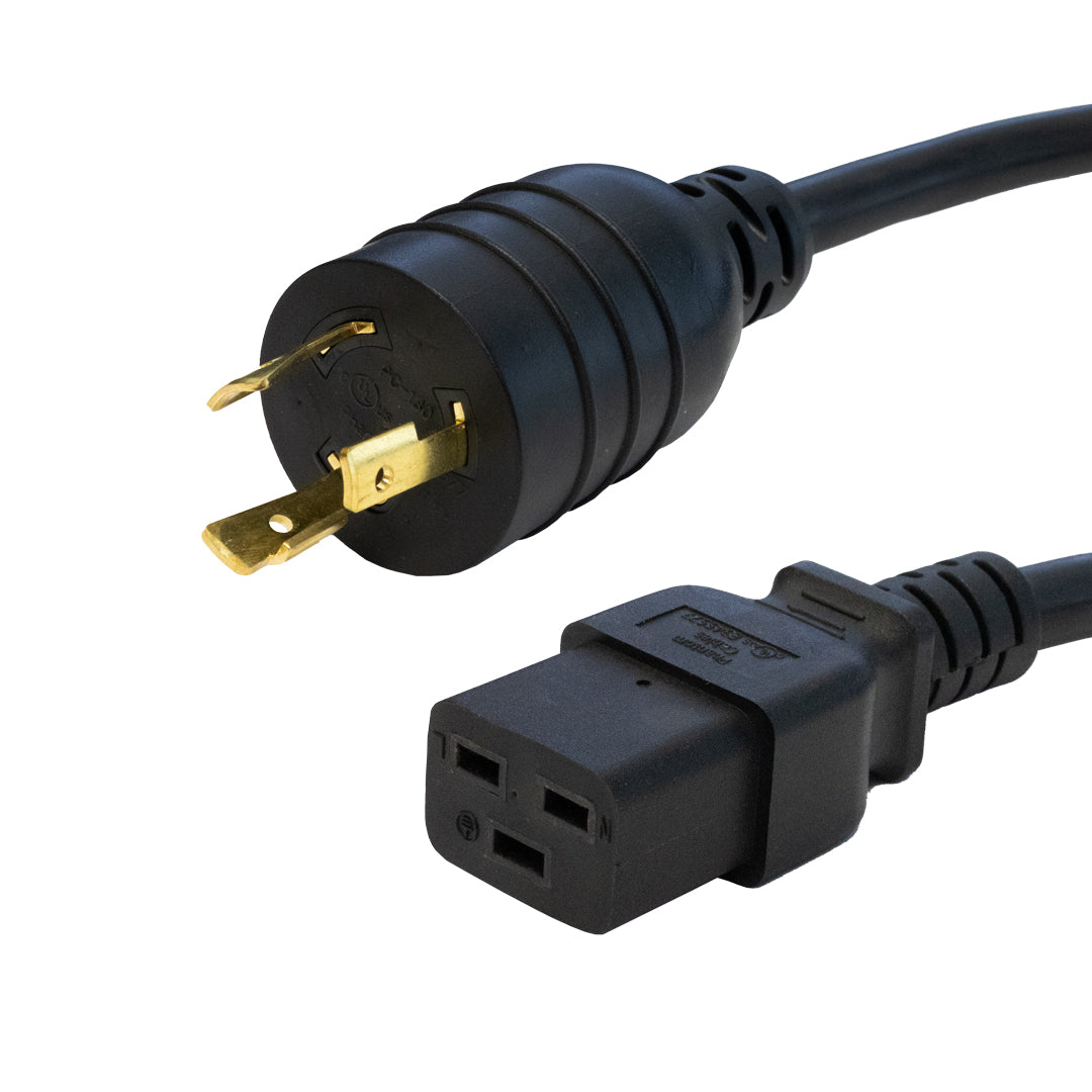 NEMA L5-20P to IEC C19 Power Cable - 12AWG - SJT Jacket – Generic – AC Power Cords (photo 3)