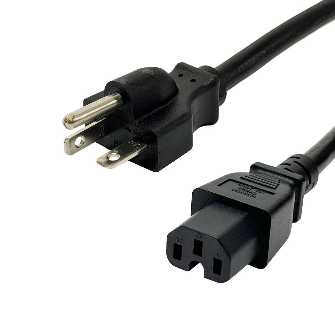 NEMA 6-20P to IEC C15 Power Cable - 14AWG - SJT Jacket – Generic – AC Power Cords (photo 3)