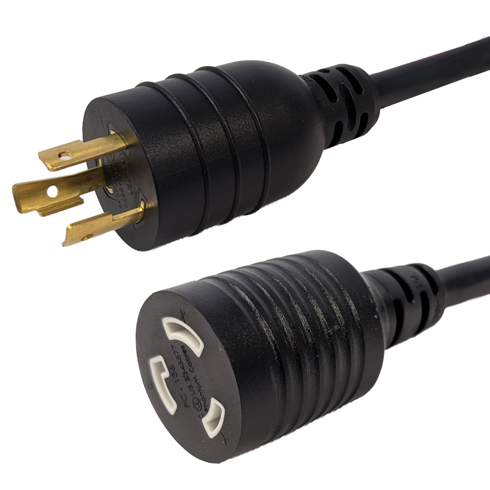NEMA L6-20P to NEMA L6-20R Power Cable - 12AWG - SJT Jacket – Generic – AC Power Cords (photo 2)