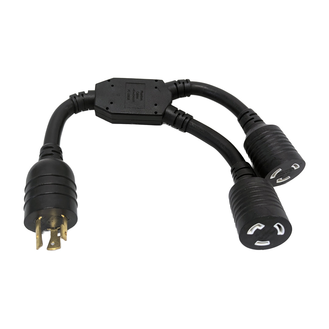 1ft NEMA L6-20P to 2x NEMA L6-20R Power Splitter Cable - 10AWG - SJT – Generic – Splitter Power Cords (photo 2)
