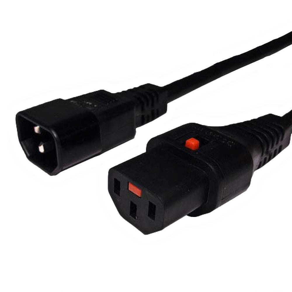 Locking C13 to C14 Power Cable - SJT Jacket – Generic – AC Power Cords