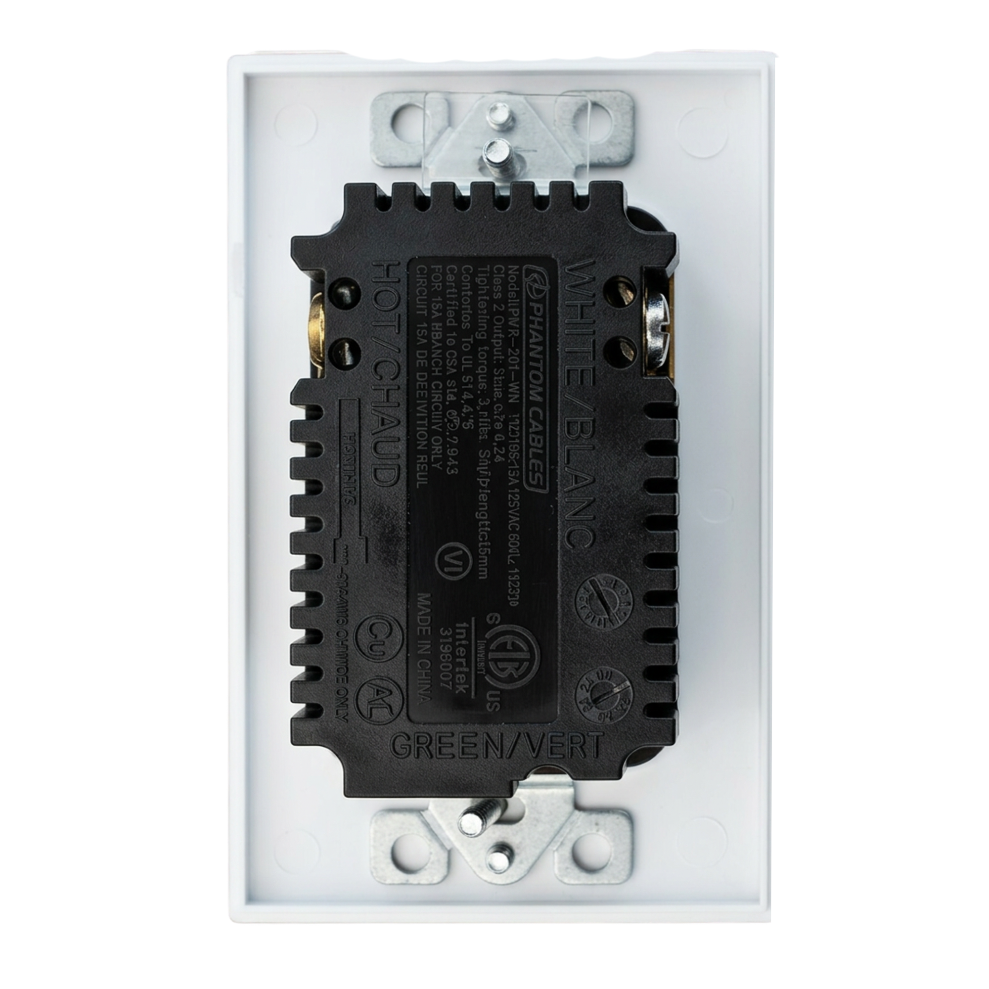 Tamper Resistant Duplex Power Receptacle With Type-A & Type-C USB Ports – Generic – Power Outlets (photo 5)