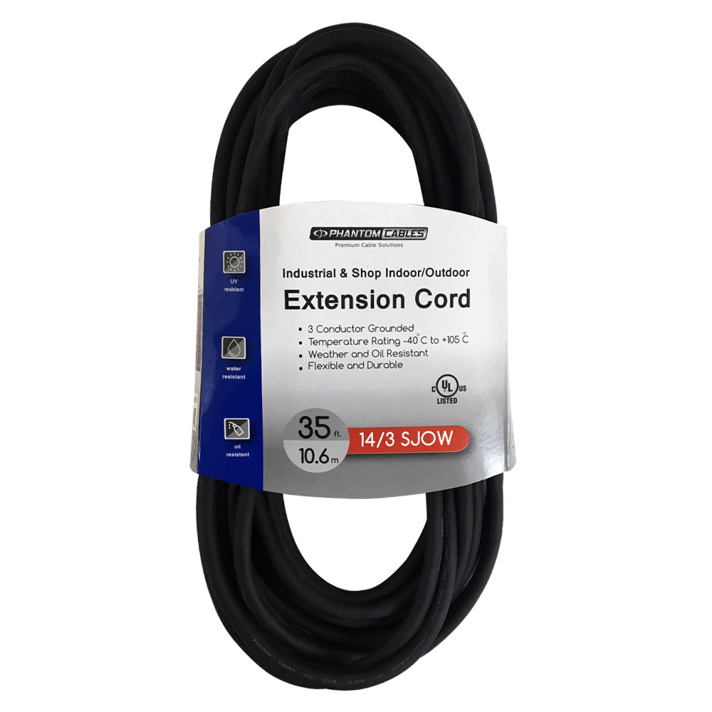 Industrial & Shop Indoor/Outdoor Extension Cord - 5-15P to 5-15R - SJOW – Generic – Outdoor Extension Cords (photo 5)