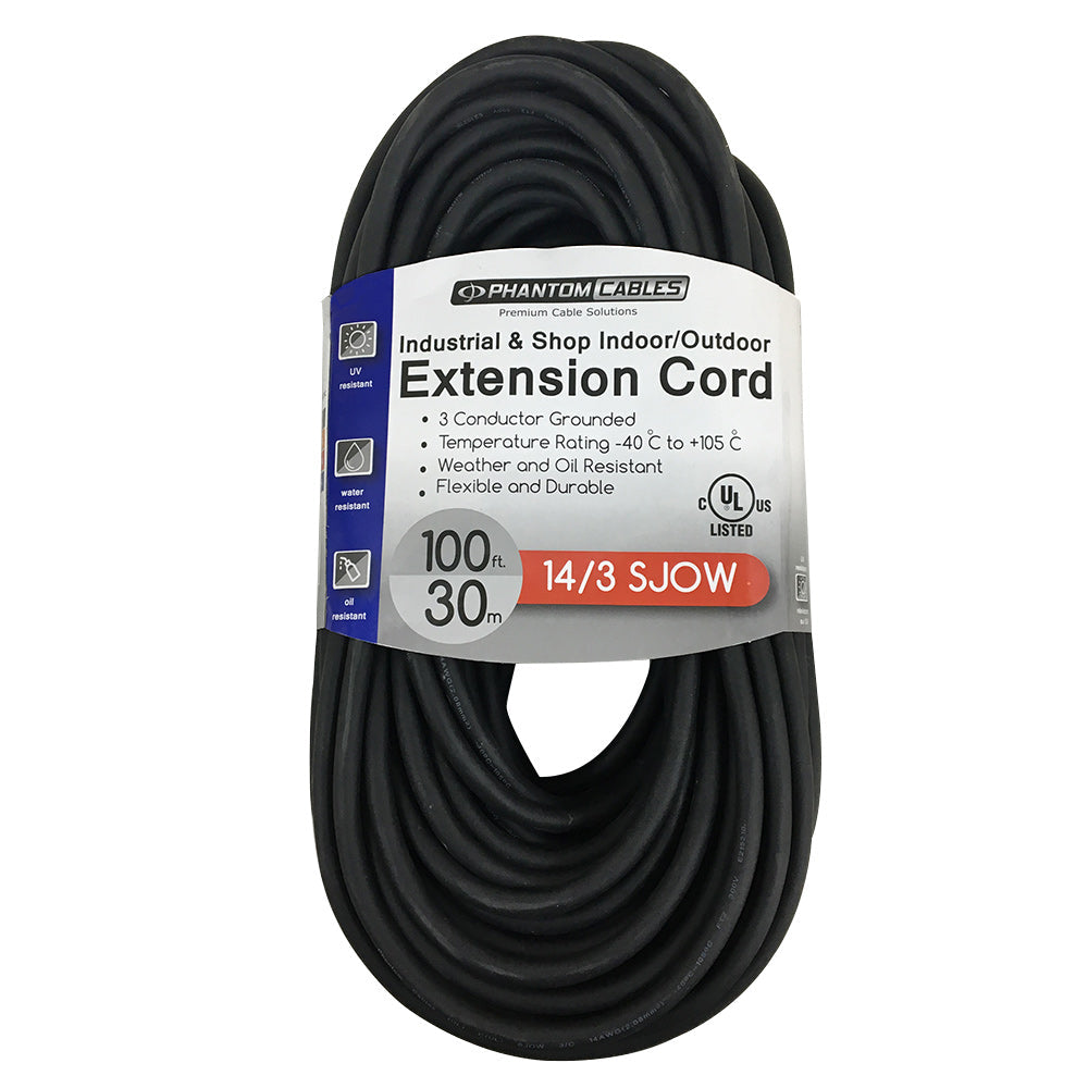 Industrial & Shop Indoor/Outdoor Extension Cord - 5-15P to 5-15R - SJOW – Generic – Outdoor Extension Cords (photo 7)