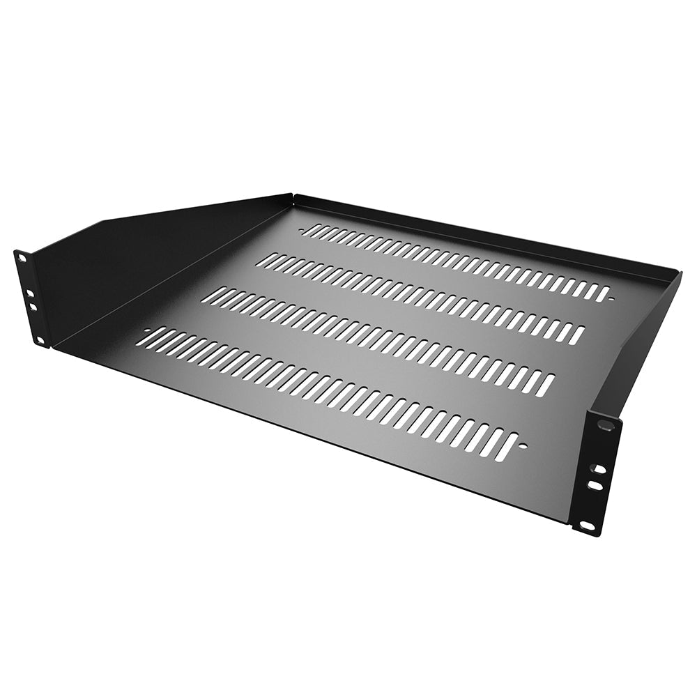 Hammond 19 Inch Front Mount Vented Shelf - 2U, 15 inch Deep – Generic