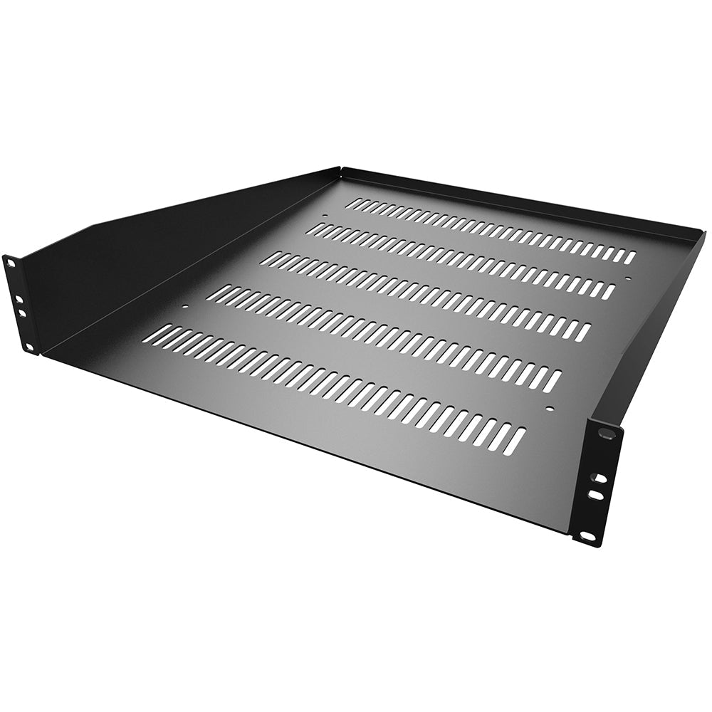Hammond 19 Inch Front Mount Vented Shelf - 2U, 20 inch Deep – Generic – Rack and Cabinet Shelves