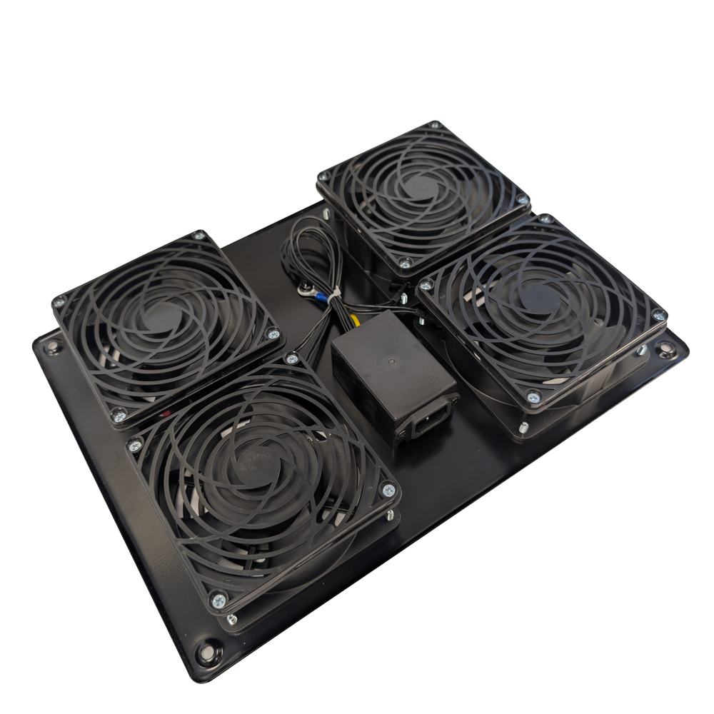 Network Cabinet Cooling System - Replacement Fans for RM-1105 and RM-1110 Server Cabinets – Generic – AV and Server Cabinets (photo 2)
