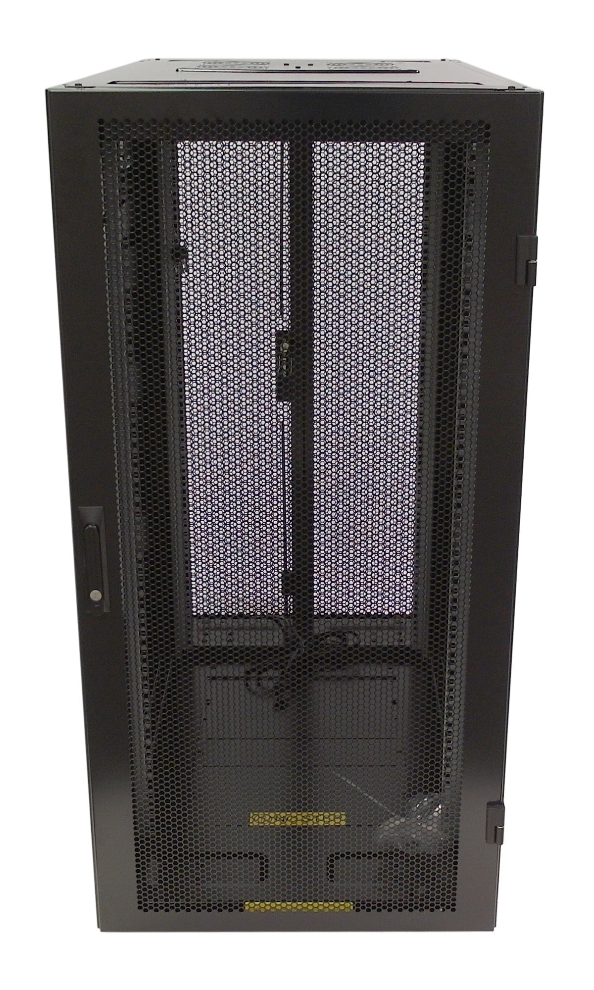 24U Server Cabinet with Fan Tray, Black (47.2 inch H x 23.6 inch W x 43.4 inch D) – Generic – AV and Server Cabinets (photo 2)