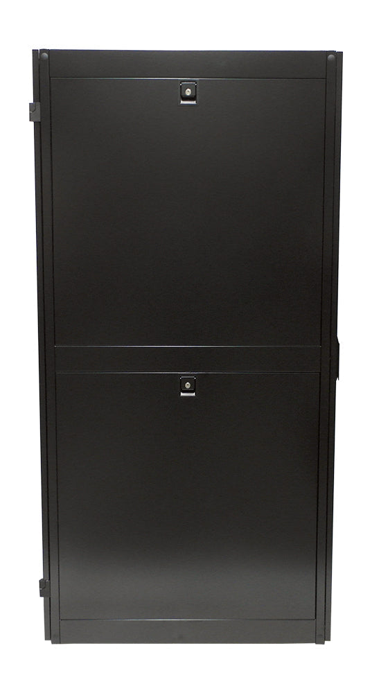 42U Server Cabinet with Fan Tray, Black (78.6 inch H x 23.6 inch W x 43.4 inch D) – Generic – AV and Server Cabinets (photo 2)