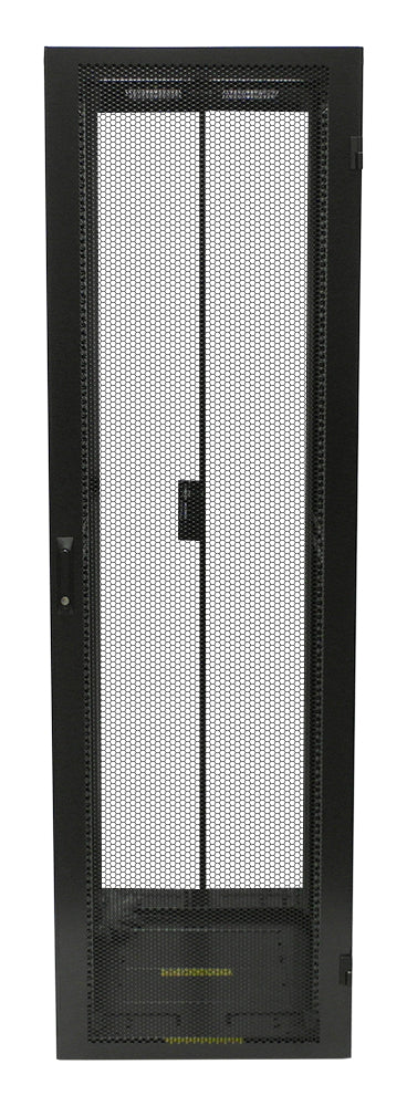 42U Server Cabinet with Fan Tray, Black (78.6 inch H x 23.6 inch W x 43.4 inch D) – Generic – AV and Server Cabinets (photo 3)