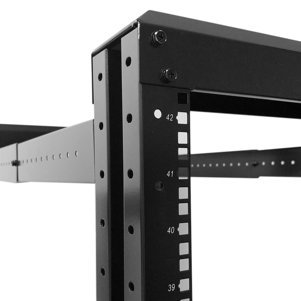 Four Post Relay Rack - 19 inch 42U, Square hole, Depth 24-36 inch – Generic – Relay Racks (photo 4)