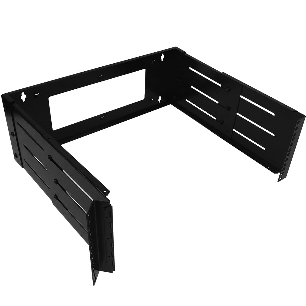 19 inch Wall Mount Bracket - 4U, Adjustable Depth, 12-18 Inches, Hinged – Generic – Wall Mount Racks and Brackets (photo 4)