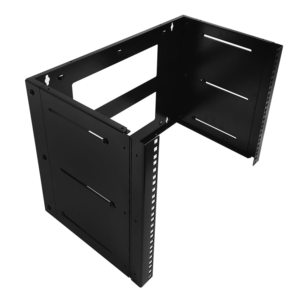 19 inch Wall Mount Bracket - 8U, Adjustable Depth, 12-18 Inches, Hinged – Generic – Wall Mount Racks and Brackets (photo 2)