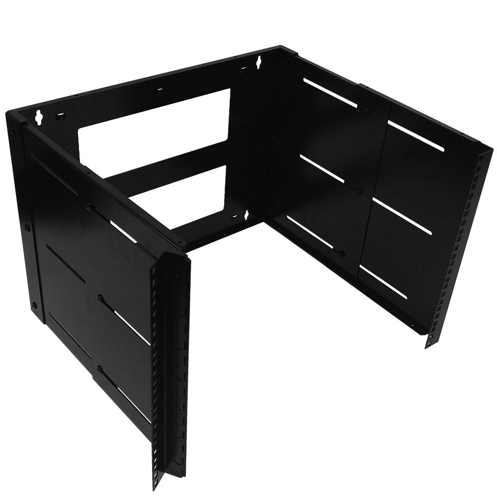 19 inch Wall Mount Bracket - 8U, Adjustable Depth, 12-18 Inches, Hinged – Generic – Wall Mount Racks and Brackets (photo 4)