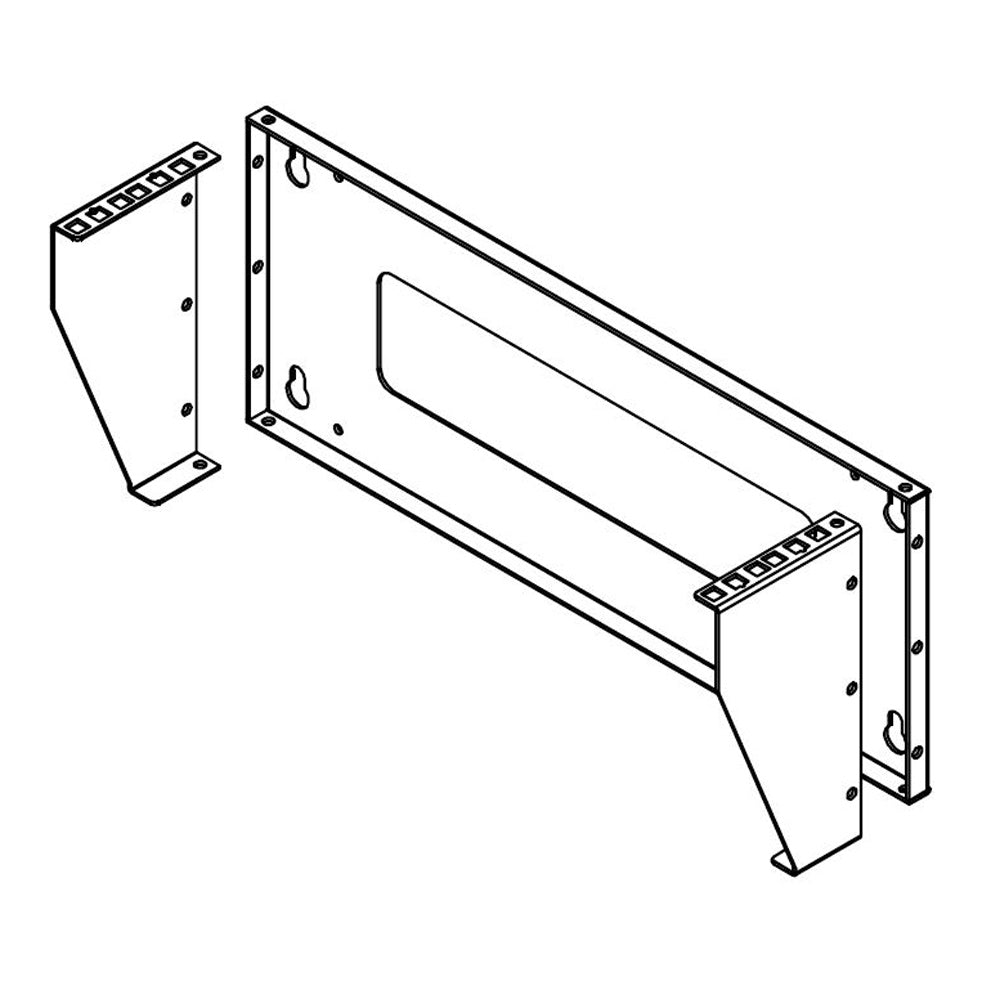 Vertical Wall Mount Rack 2U – Generic – Wall Mount Racks and Brackets (photo 3)
