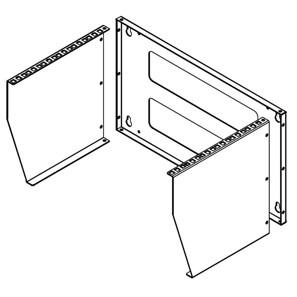 Vertical Wall Mount Rack 6U – Generic – Wall Mount Racks and Brackets (photo 3)