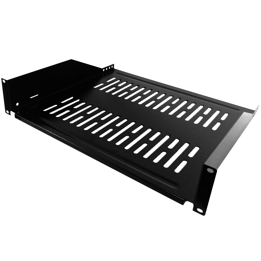 19 inch Front Mount Vented Shelf (16 inch Depth) - 2U – Generic