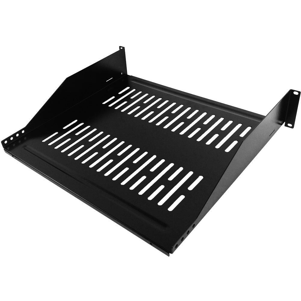 19 inch Front Mount Vented Shelf (16 inch Depth) - 2U – Generic – Rack and Cabinet Shelves (photo 2)