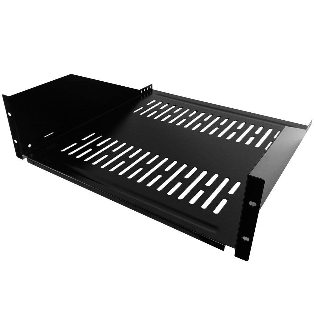 19 inch Front Mount Vented Shelf (18 inch Depth) - 3U – Generic