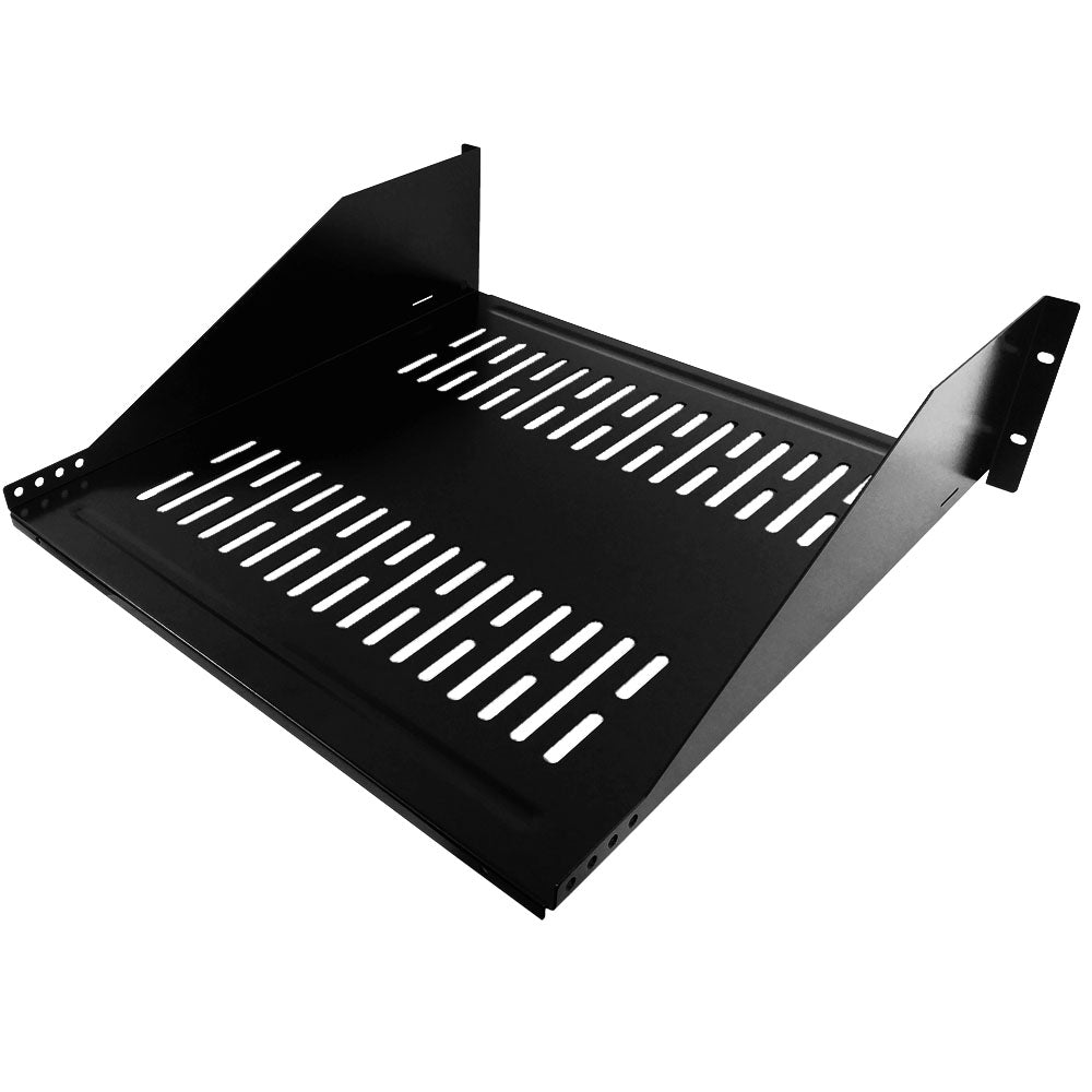 19 inch Front Mount Vented Shelf (18 inch Depth) - 3U – Generic – Rack and Cabinet Shelves (photo 2)