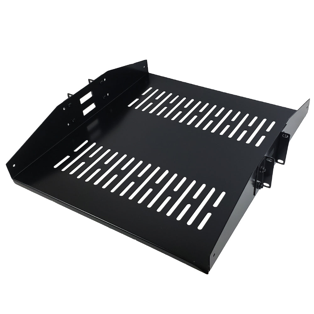 19 Inch Center Mount Vented Shelf (19 inch Depth) - 2U – Generic