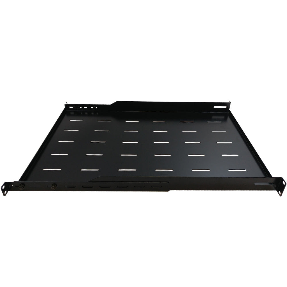 19 inch 4-post Mount Vented Shelf - 1U, Adjusts from 25 to 35 inch Deep – Generic – Rack and Cabinet Shelves (photo 2)