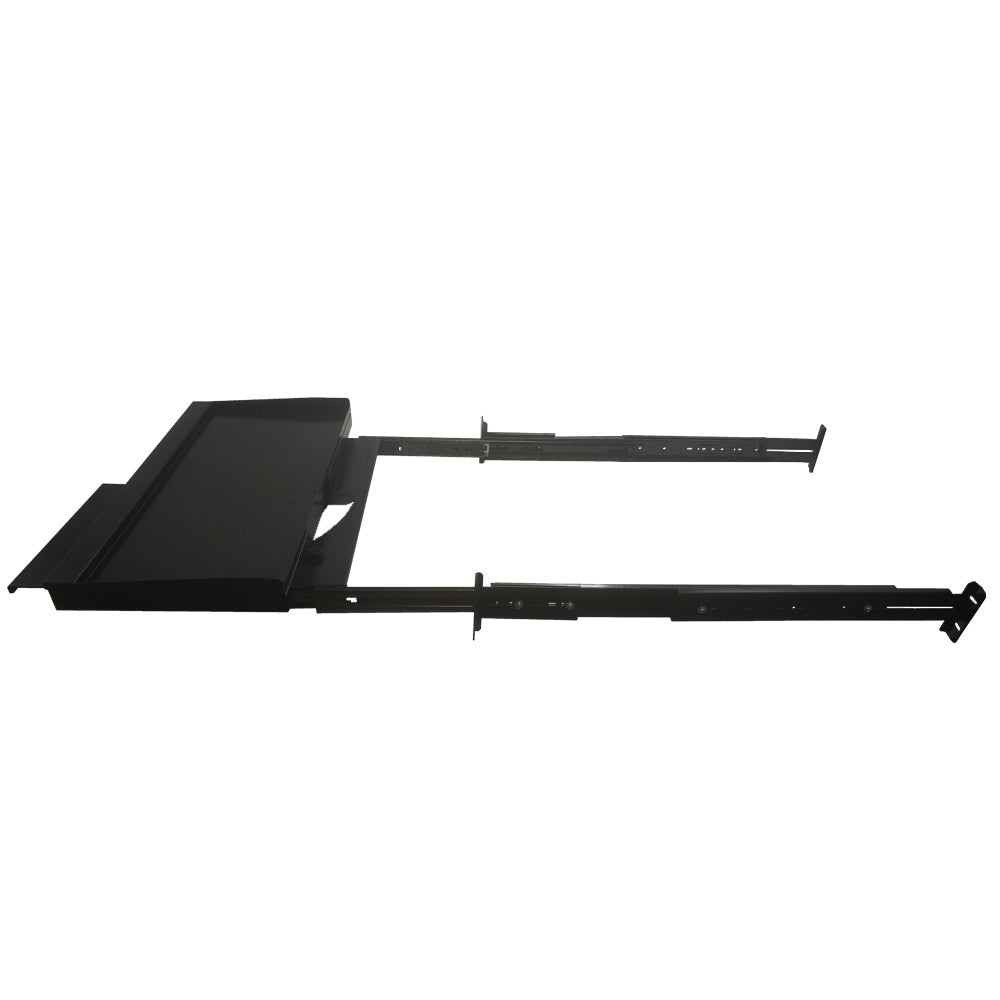 19 Inch Sliding Keyboard Shelf (10 inch depth) - 2U – Generic – Rack and Cabinet Shelves (photo 3)