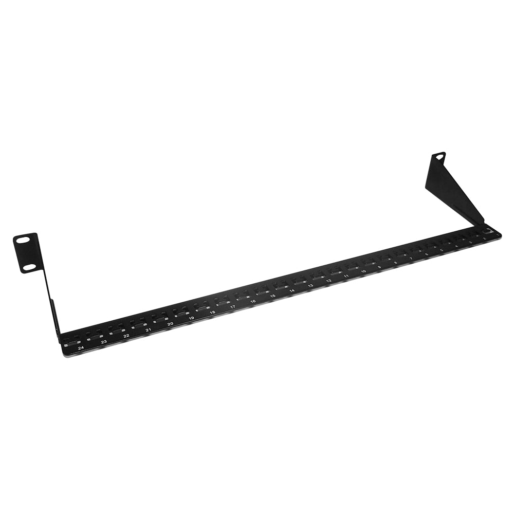 19 Inch Horizontal Cable Manager - 1U Support Bar/Lacing Strip – Generic – Horizontal Cable Management