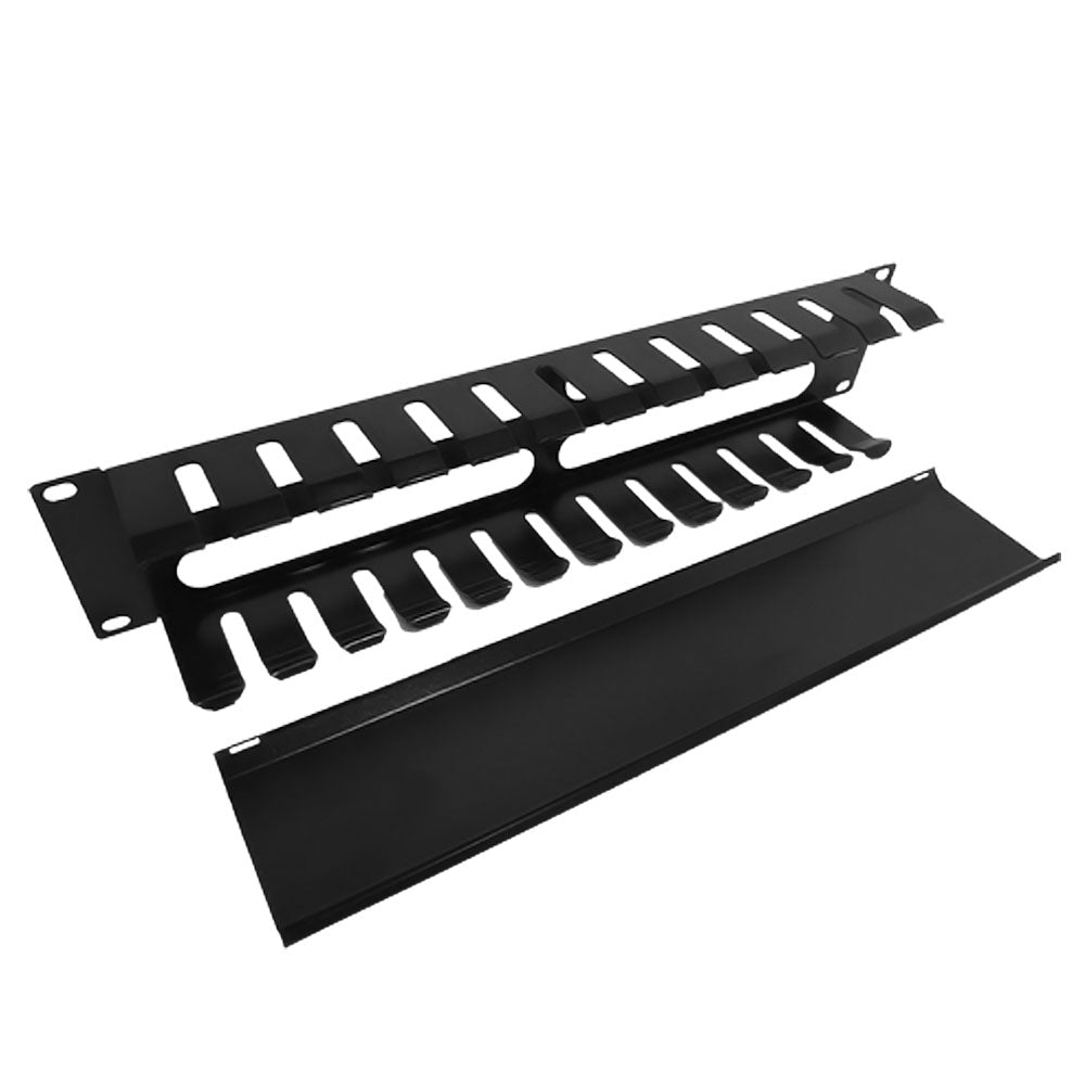 19 inch Horizontal Cable Manager - 2U Duct Type – Generic – Horizontal Cable Management (photo 2)