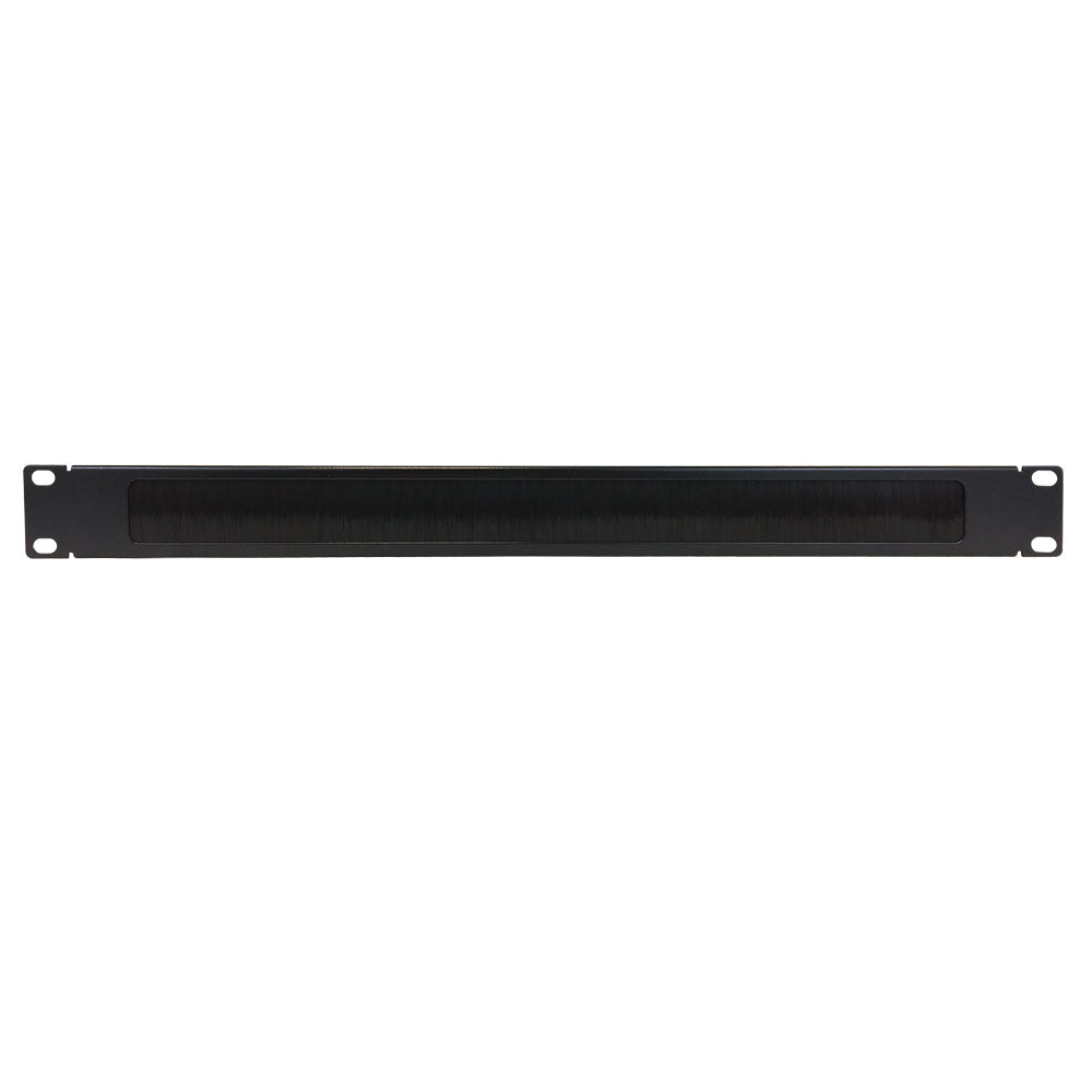 19 inch Horizontal Pass-Through Cable Manager - 1U Brush Style – Generic – Horizontal Cable Management (photo 2)