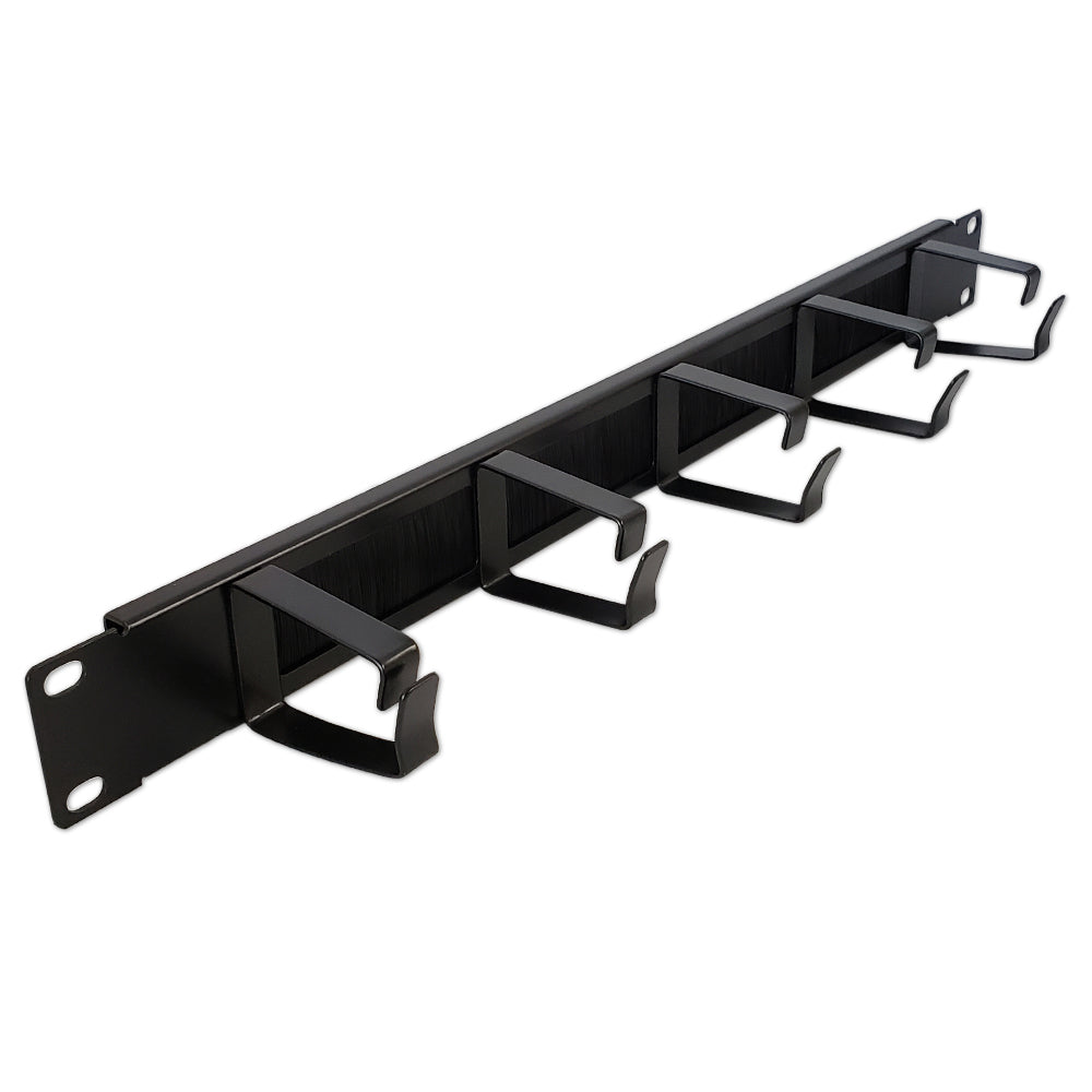 19 inch Horizontal Cable Manager - 1U Ring Type/Brush Style – Generic – Horizontal Cable Management