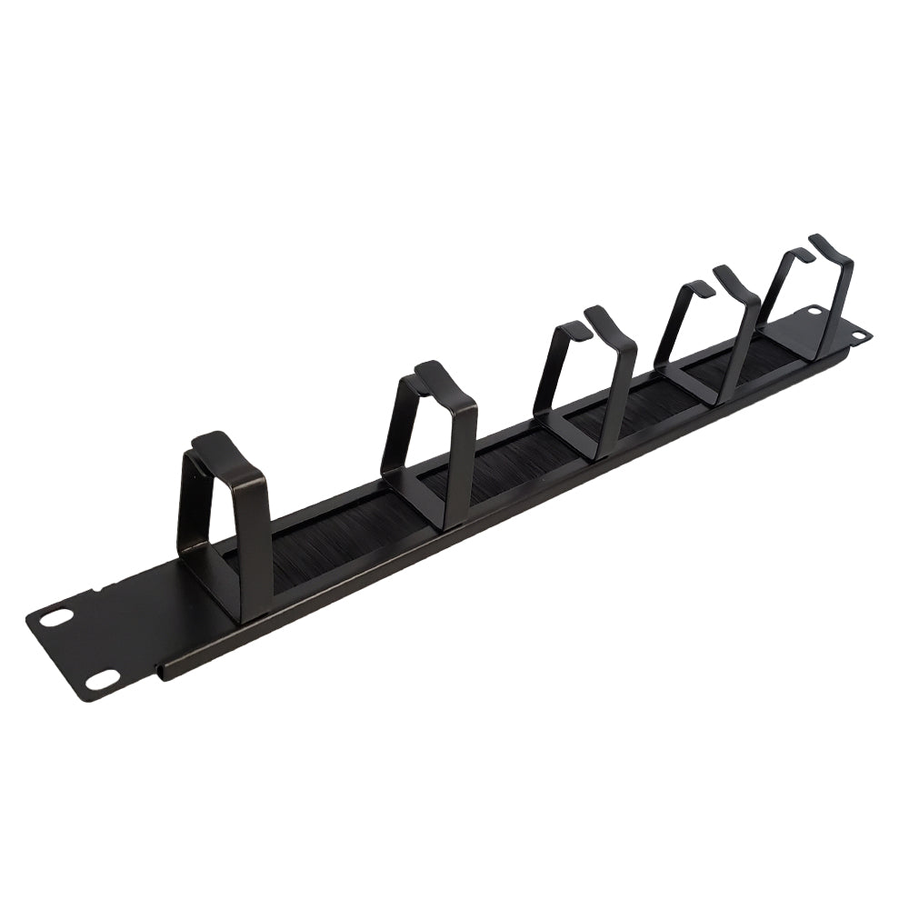 19 inch Horizontal Cable Manager - 1U Ring Type/Brush Style – Generic – Horizontal Cable Management (photo 2)