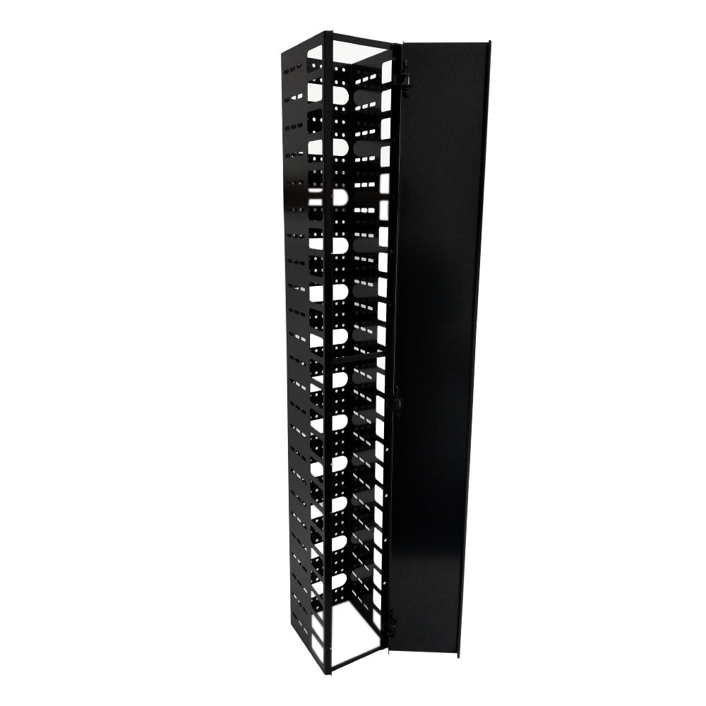 Vertical Cable Manager for 26U Relay Rack - Front Facing – Generic – Vertical Cable Management (photo 2)