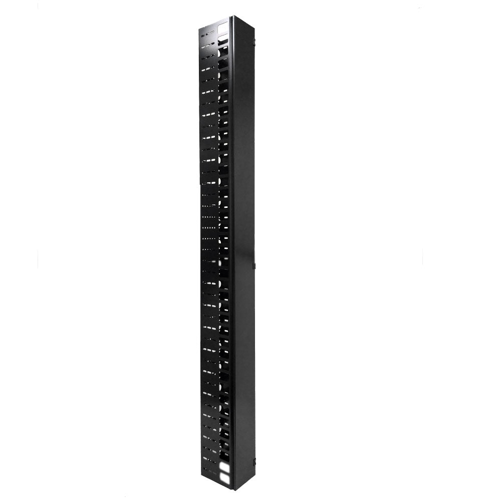 Vertical Cable Manager for 42U Relay Rack - Front Facing – Generic