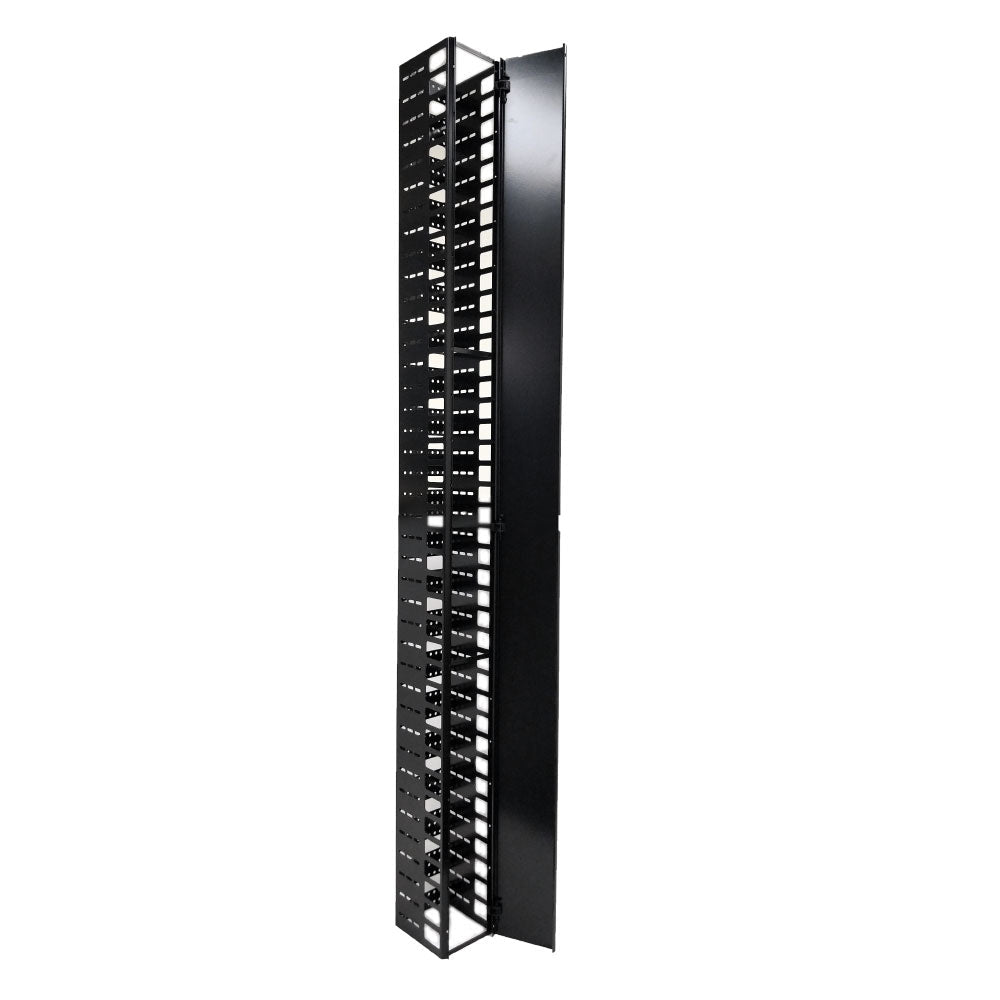 Vertical Cable Manager for 42U Relay Rack - Front Facing – Generic – Vertical Cable Management (photo 2)