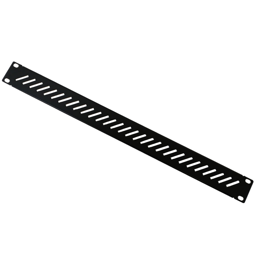 Blank Filler Panels - Black 1U - Vented – Generic – Rack Filler Panels