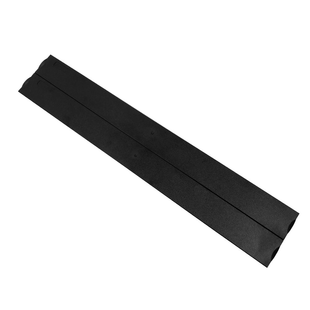 19 inch Plastic Blank Filler Panels - Black 2U – Generic