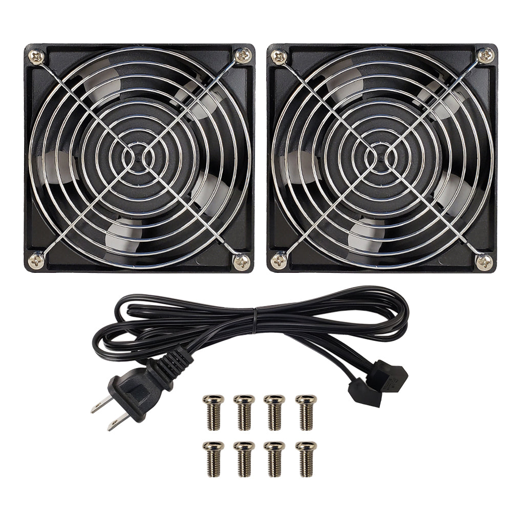Fan Kit for RM-500 Series Wall Mount Cabinets - Low Decibel 28dBa - 55 CFM - Pair – Generic (photo 2)